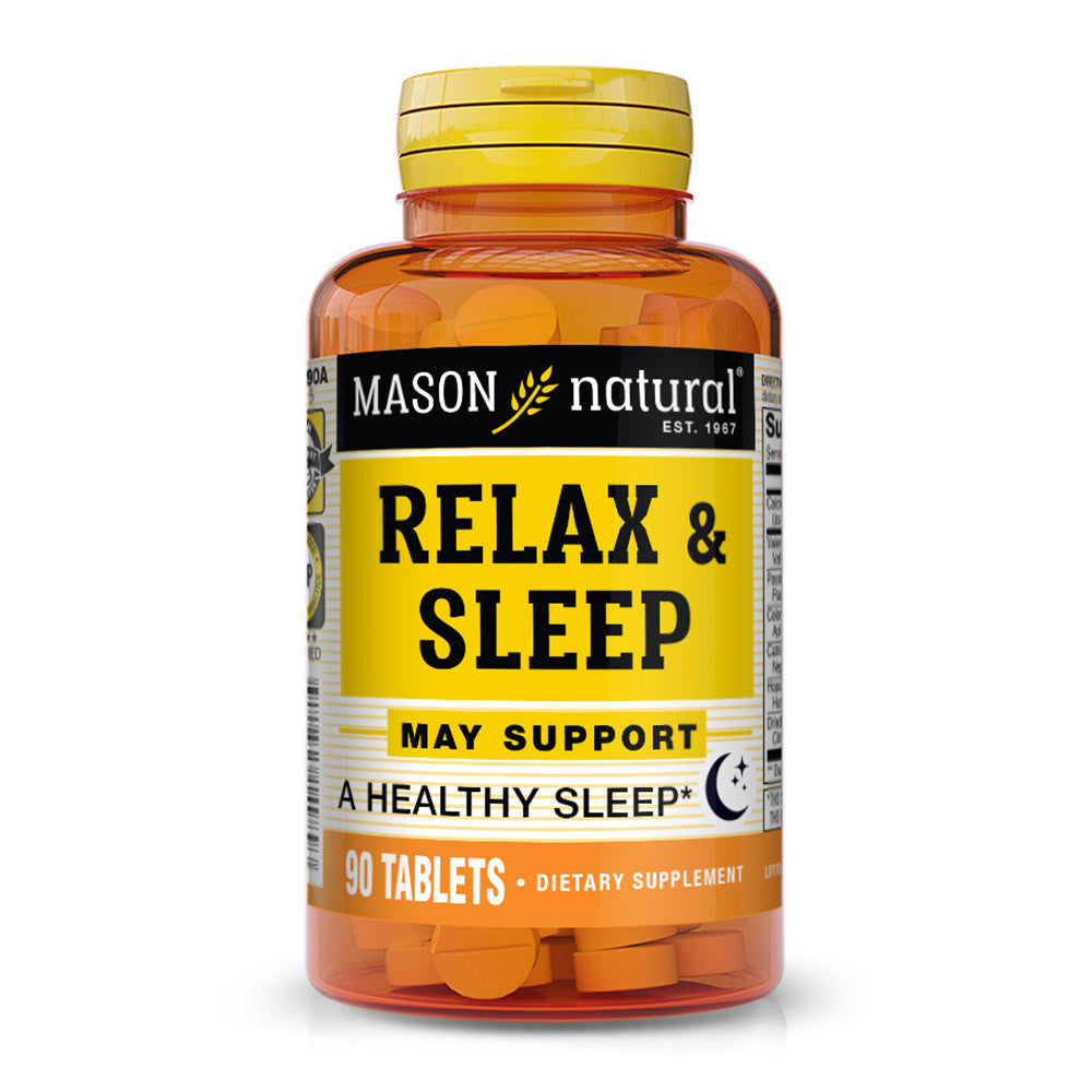 Mason Natural Relax And Sleep Muscle Relax Tablets - 90 Ea